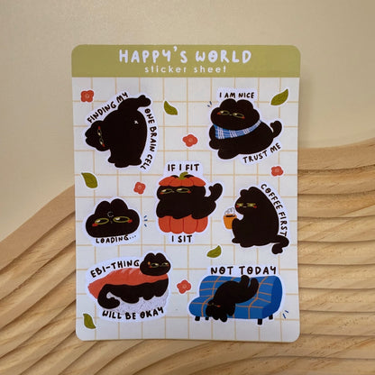 Happy's World Sticker Sheet